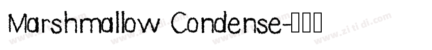 Marshmallow Condense字体转换